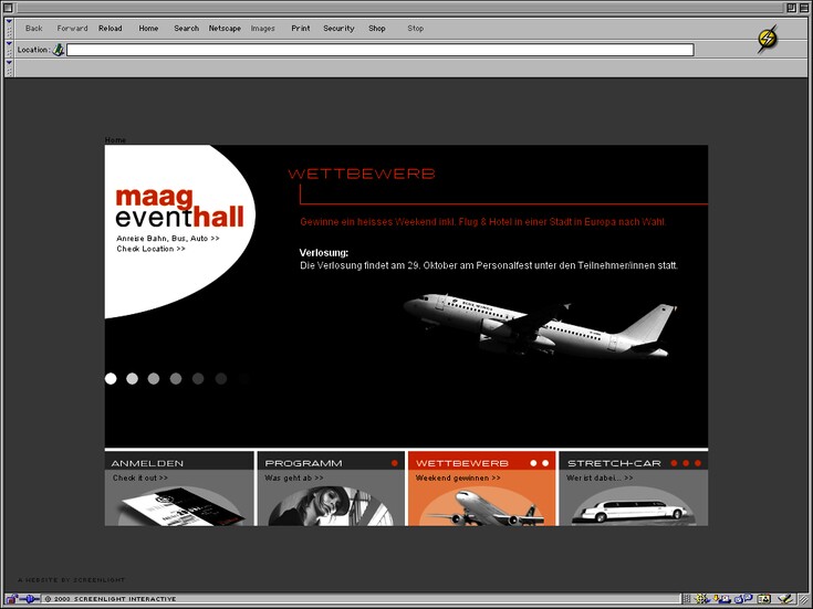 Referenzen Bilder Microsite Personalfest 2004