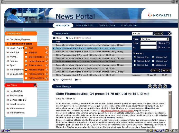 Referenzen Bilder Intranet «News Portal»