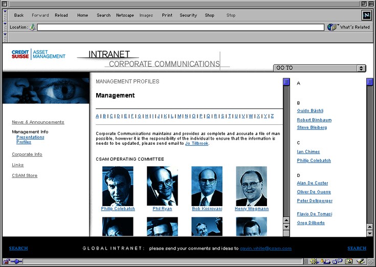 Referenzen Bilder Global Intranet Asset Management