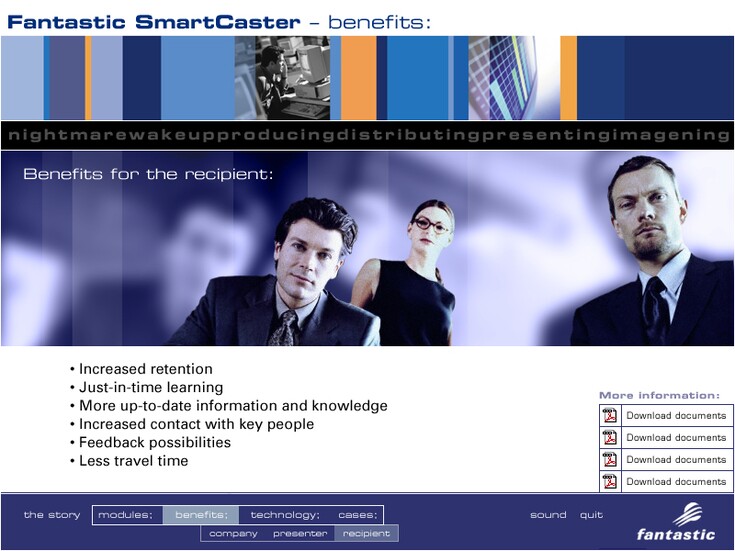 Referenzen Bilder CD-ROM «Smart Caster»