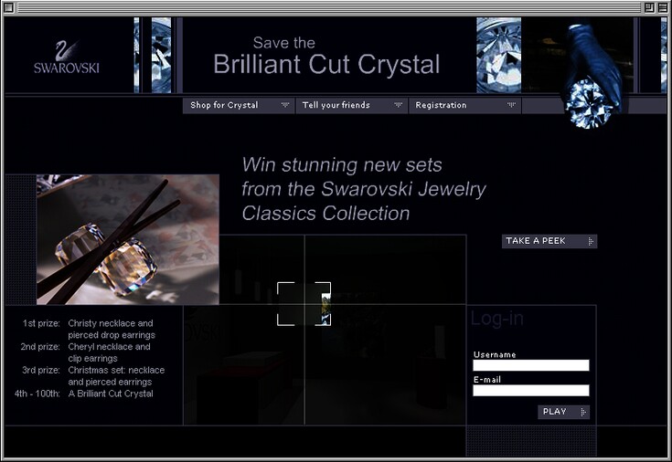 Referenzen Bilder Microsite «Brilliant Cut Crystal»