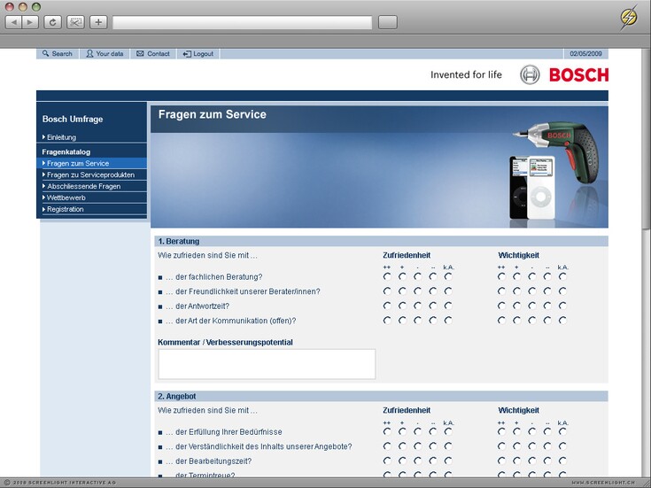 Referenzen Bilder Extranet-Plattform