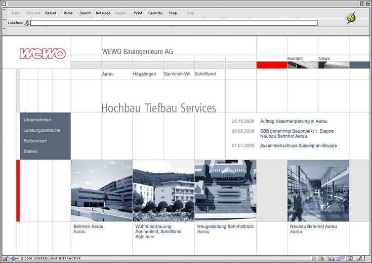 Referenzen Bilder Corporate Website