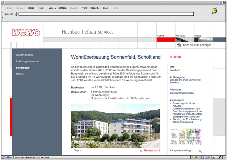 Referenzen Bilder Corporate Website