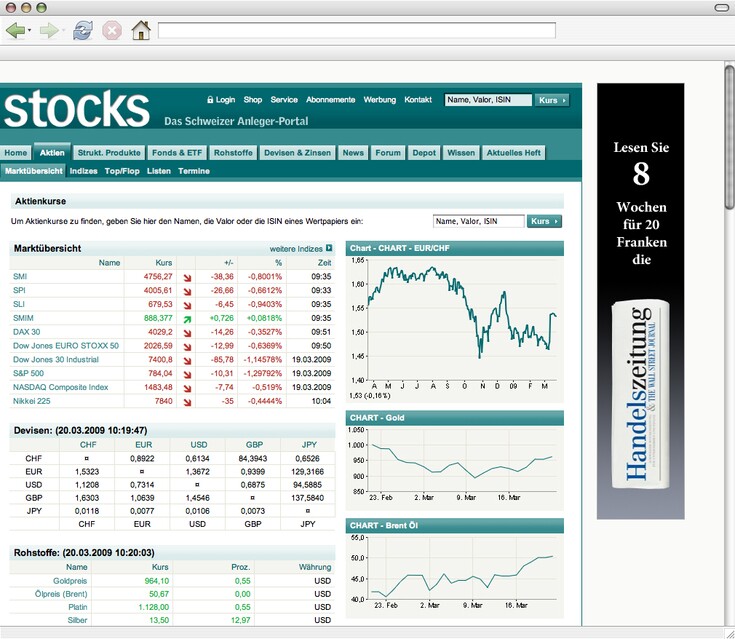 Referenzen Bilder Finanzportal