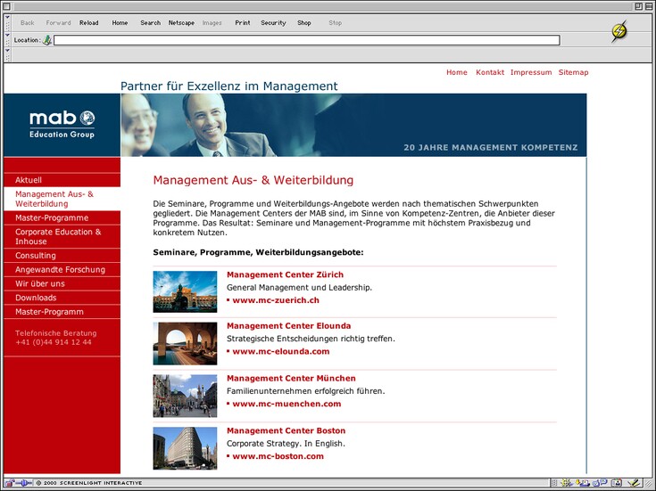 Referenzen Bilder Corporate-Website