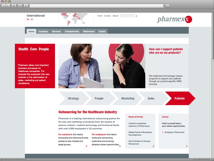 Referenzen Bilder Website-Plattform