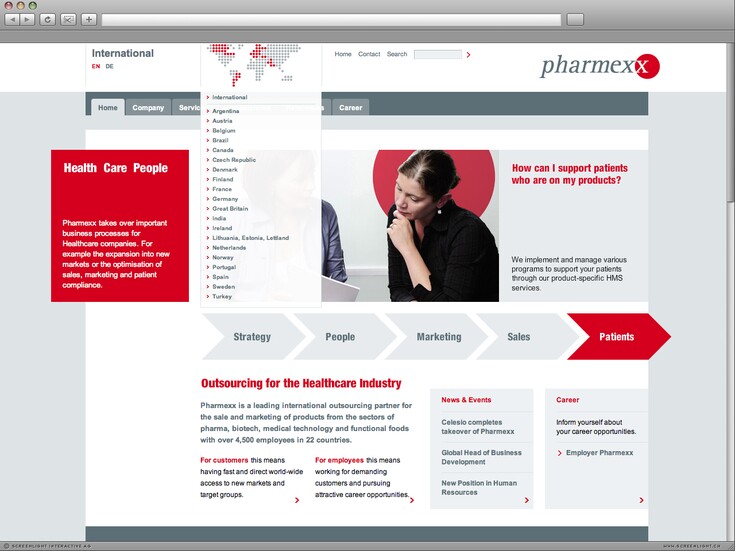 Referenzen Bilder Website-Plattform