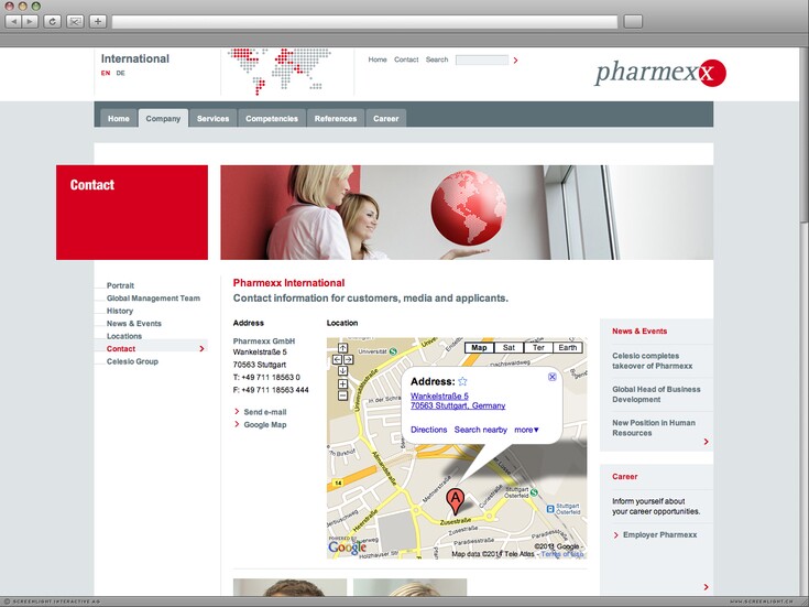 Referenzen Bilder Website-Plattform