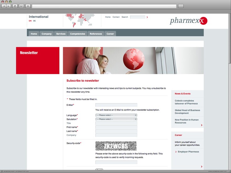 Referenzen Bilder Website-Plattform